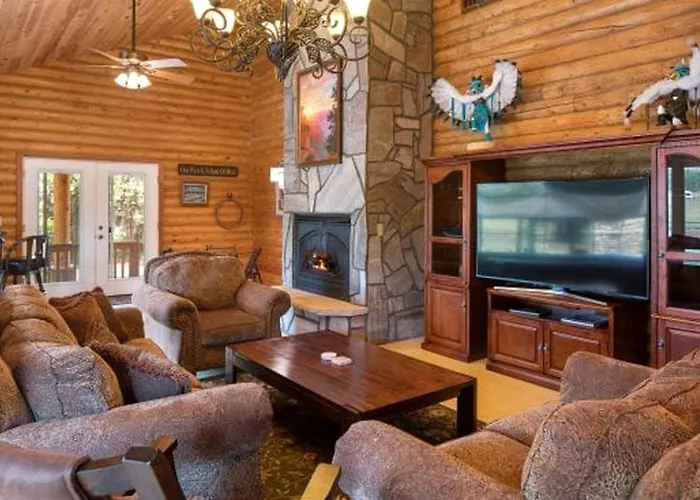 Ferienhaus Amazing Spacious Log For Lage Family Groups With Incredible Backyard And Fantastic Views In Williams, Arizona