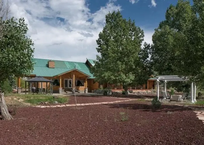 Ferienhaus Amazing Spacious Log For Lage Family Groups With Incredible Backyard And Fantastic Views In Williams, Arizona